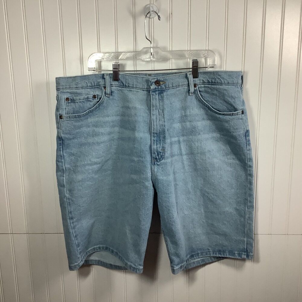 Wrangler Authentic Shorts Men's Size 40 Premium Quality Blue Denim 5 pocket